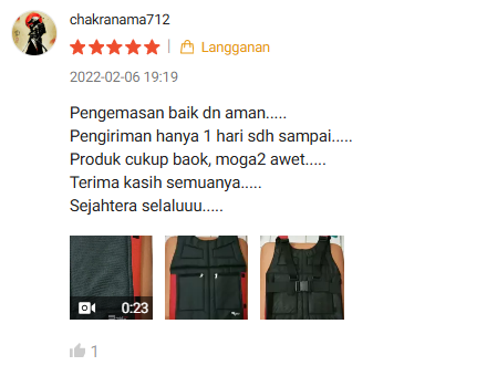 Testimono Customer dari Shopee